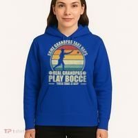 Some Grandpas Take Naps Real Grandpas Play Bocce Ball Cool Gift Hoodie thumb 5