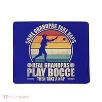 Some Grandpas Take Naps Real Grandpas Play Bocce Ball Cool Gift Mousepad thumb 0