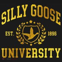 Silly Goose University Meme Funny Doggie Tank thumb 4