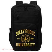 Silly Goose University Meme Funny Impact Tech Backpack thumb 0
