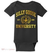 Silly Goose University Meme Funny Baby Bodysuit thumb 0