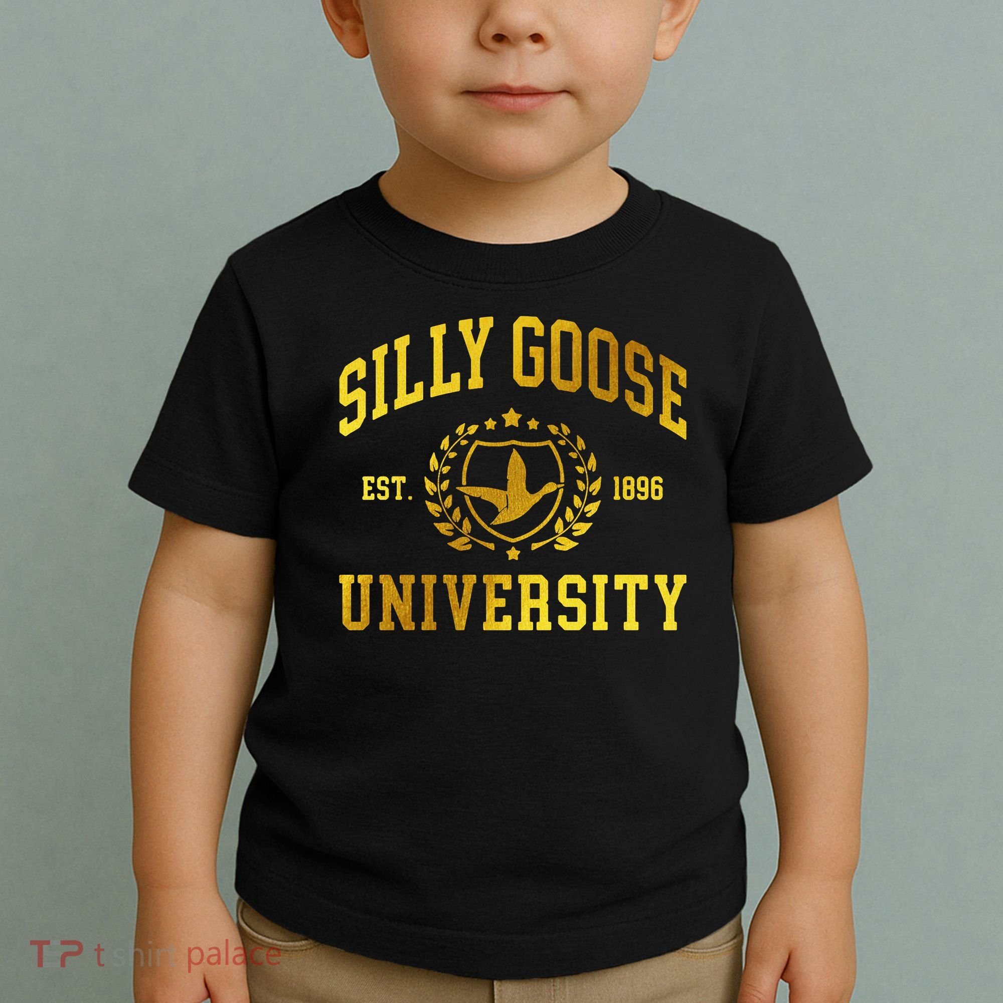 Silly Goose University Meme Funny Toddler T-Shirt