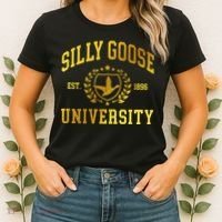 Silly Goose University Meme Funny Women's T-Shirt thumb 2