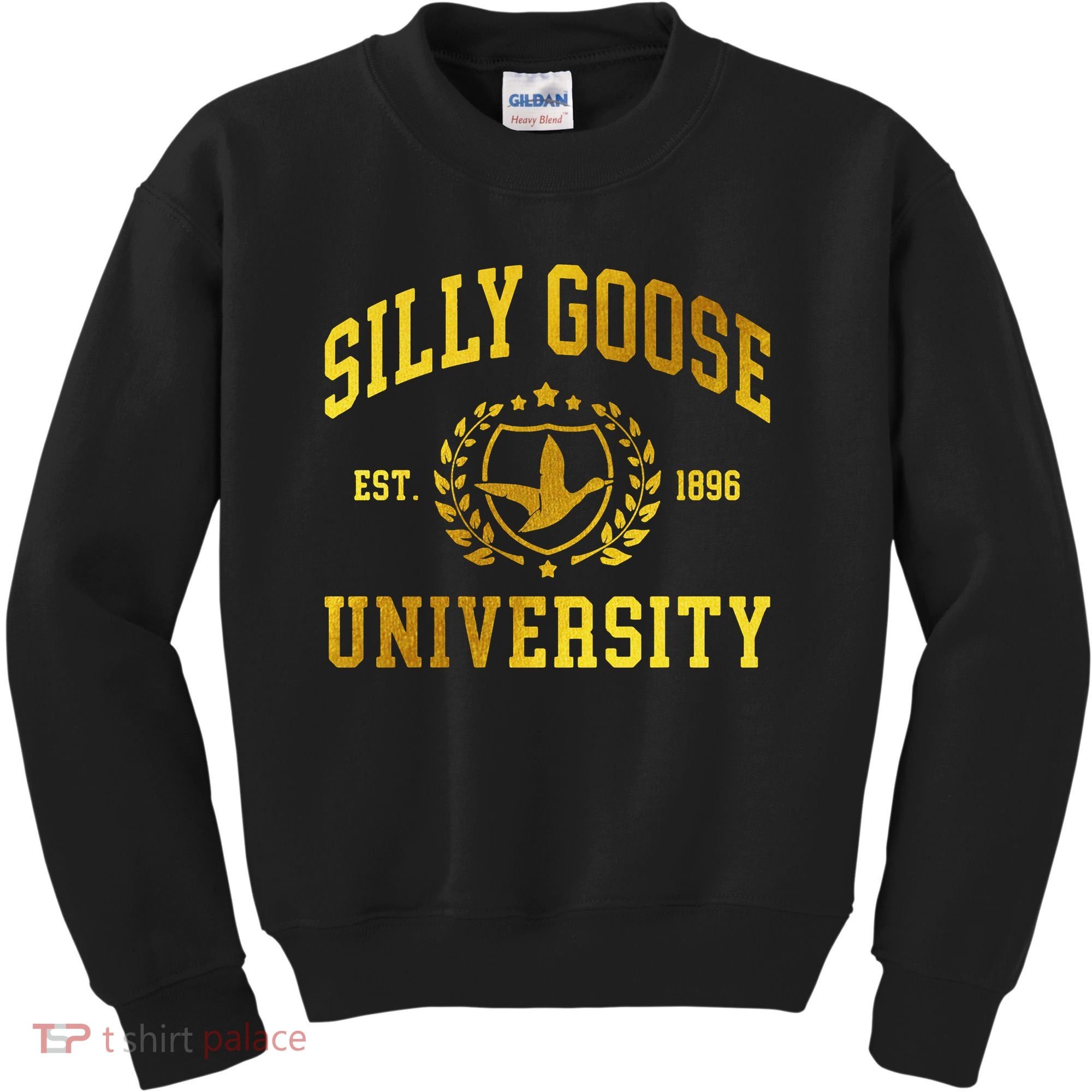 Silly Goose University Meme Funny Kids Sweatshirt