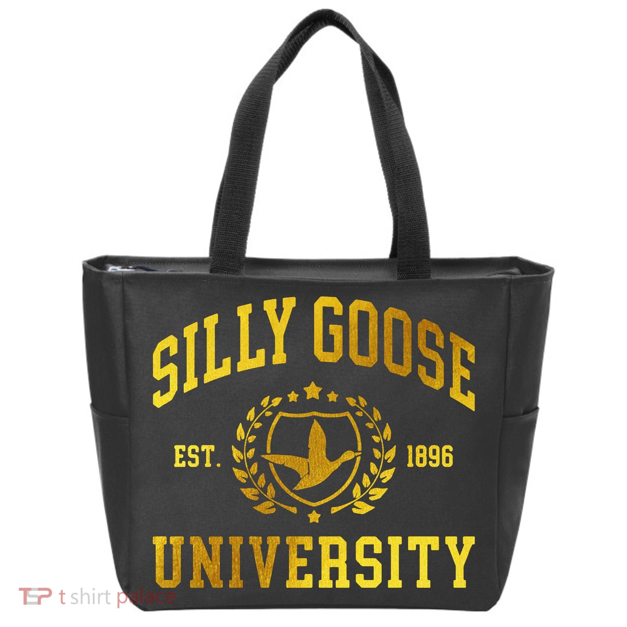 Silly Goose University Meme Funny Tote Bag