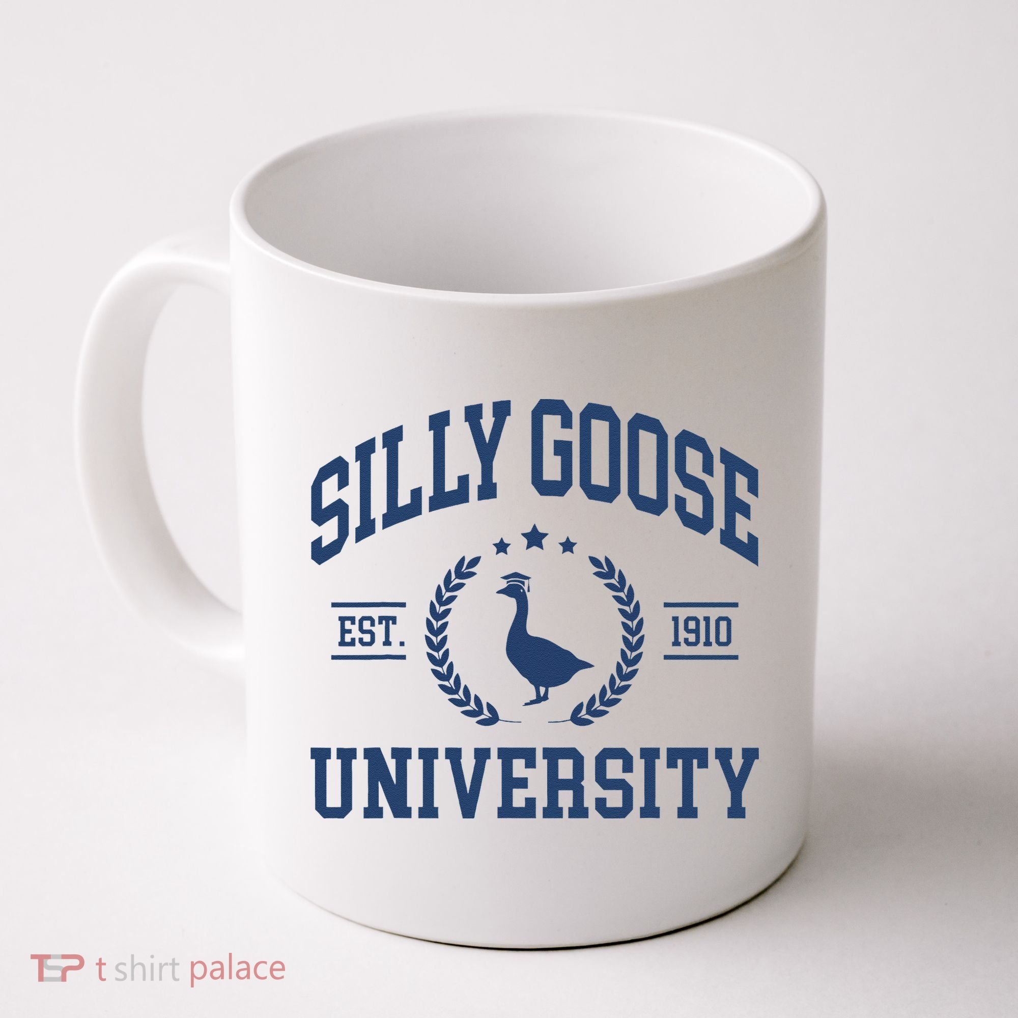 Silly Goose University Funny Goose On The Loose Funny Saying Coffee Mug