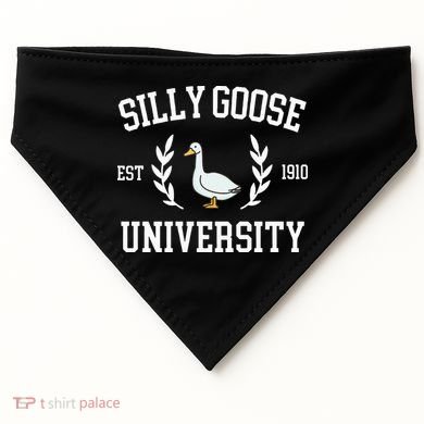 Silly Goose University Funny Goose Meme Costume USA-Made Doggie Bandana