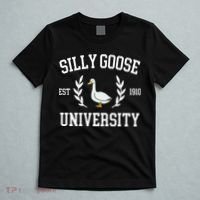 Silly Goose University Funny Goose Meme Costume T-Shirt thumb 5