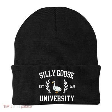 Silly Goose University Funny Goose Meme Costume Beanie