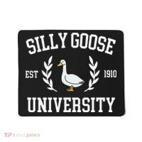 Silly Goose University Funny Goose Meme Costume Mousepad thumb 0