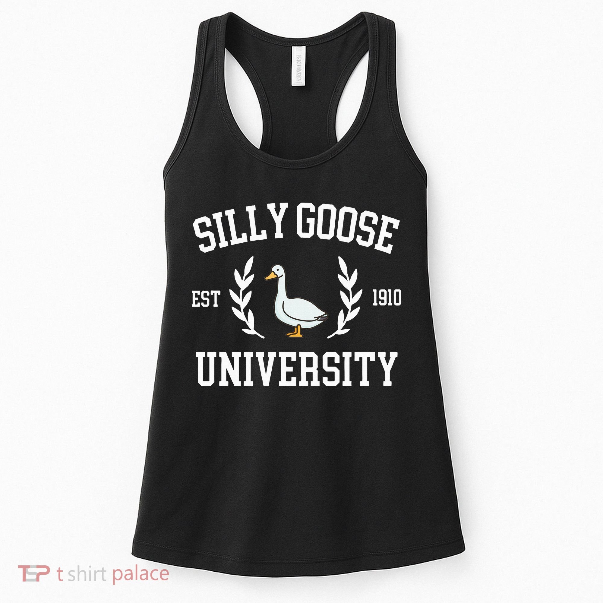 Silly Goose University Funny Goose Meme Costume Women's Tank Top