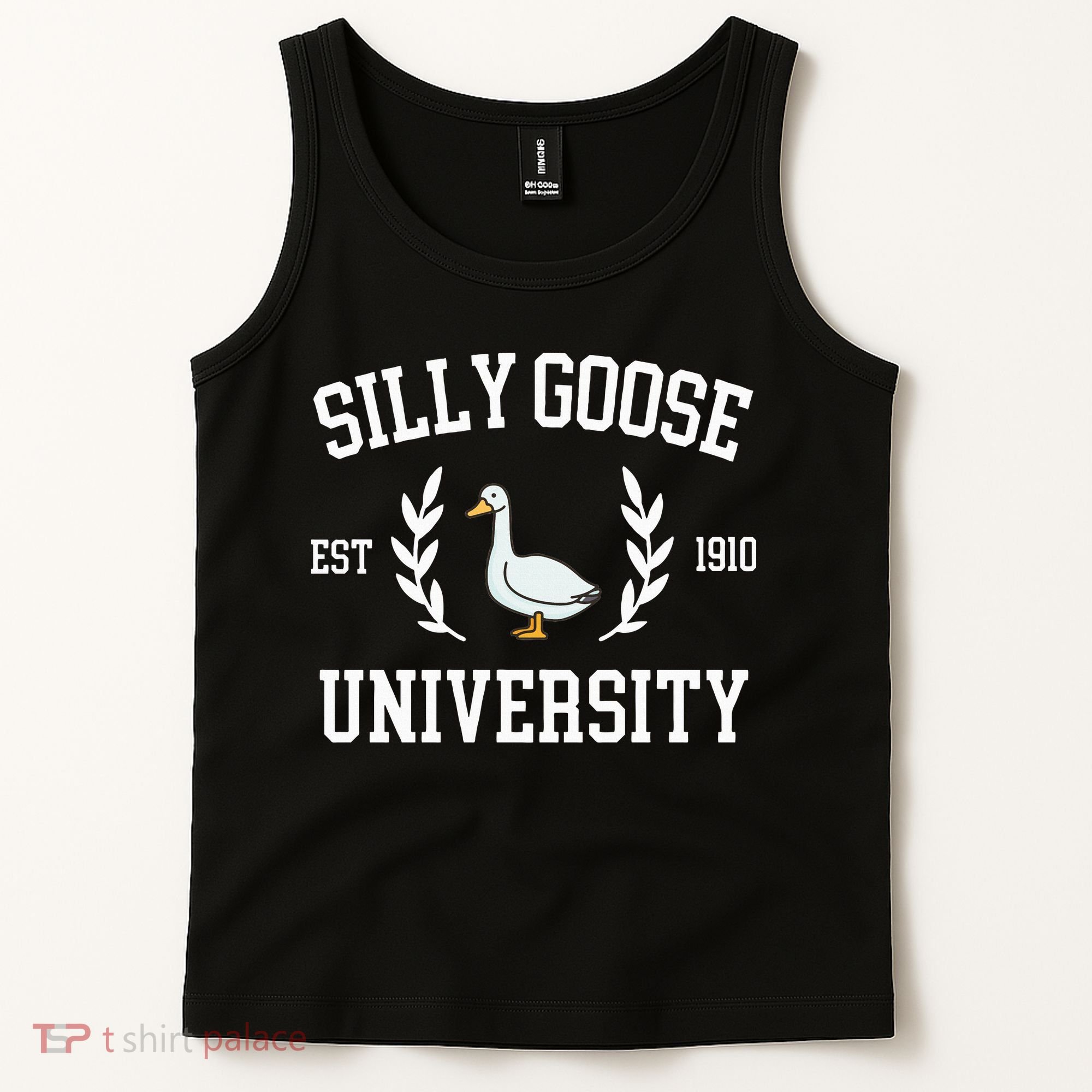 Silly Goose University Funny Goose Meme Costume Tank Top