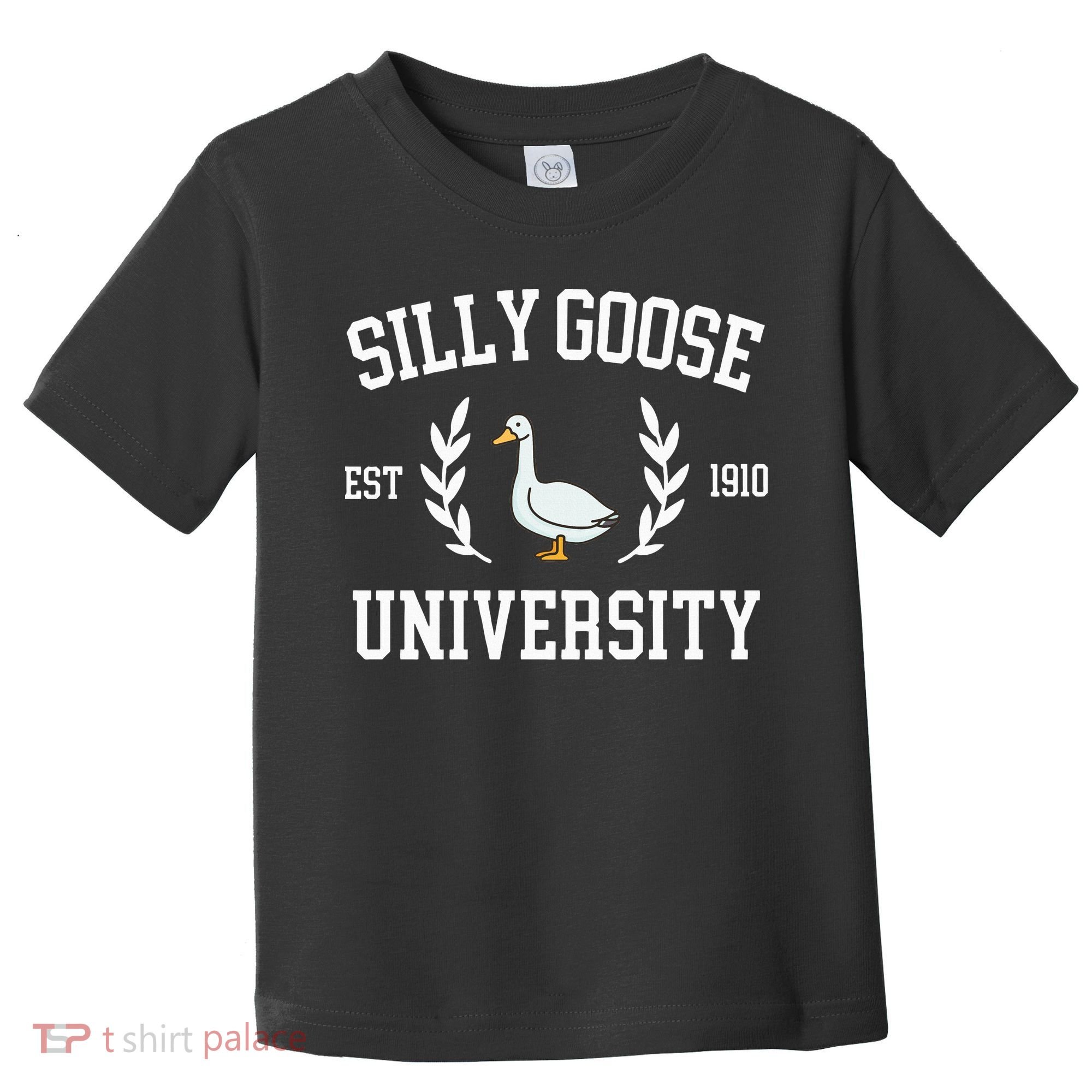 Silly Goose University Funny Goose Meme Costume Toddler T-Shirt