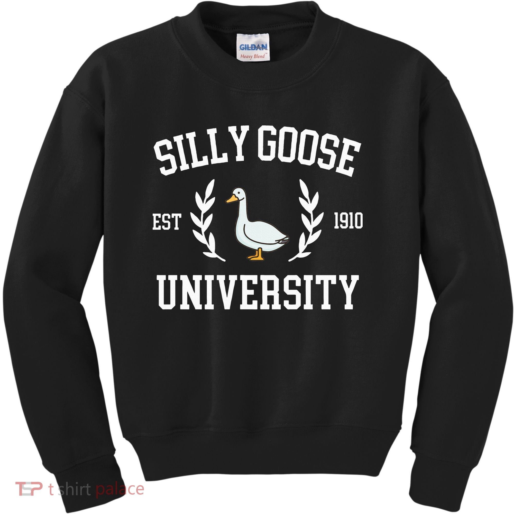 Silly Goose University Funny Goose Meme Costume Kids Sweatshirt