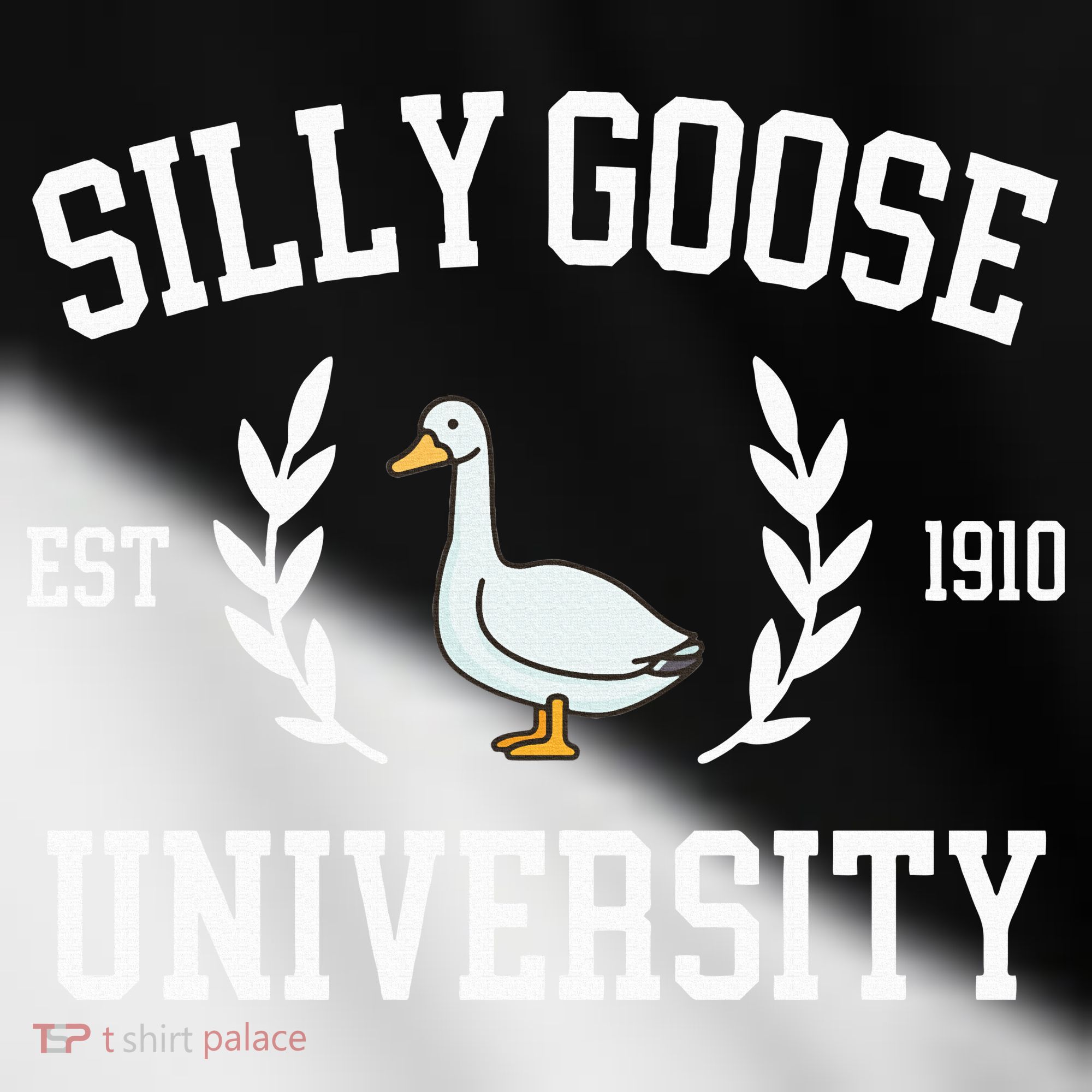 Silly Goose University Funny Goose Meme Costume Toddler Fine Jersey T-Shirt