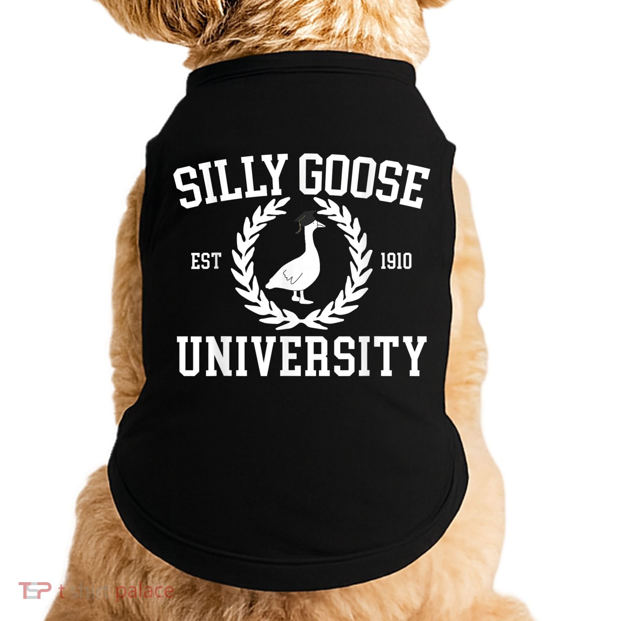 Silly Goose University Silly Goose Funny Meme School Bird Doggie Tank