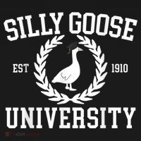 Silly Goose University Silly Goose Funny Meme School Bird Women's Hoodie thumb 2