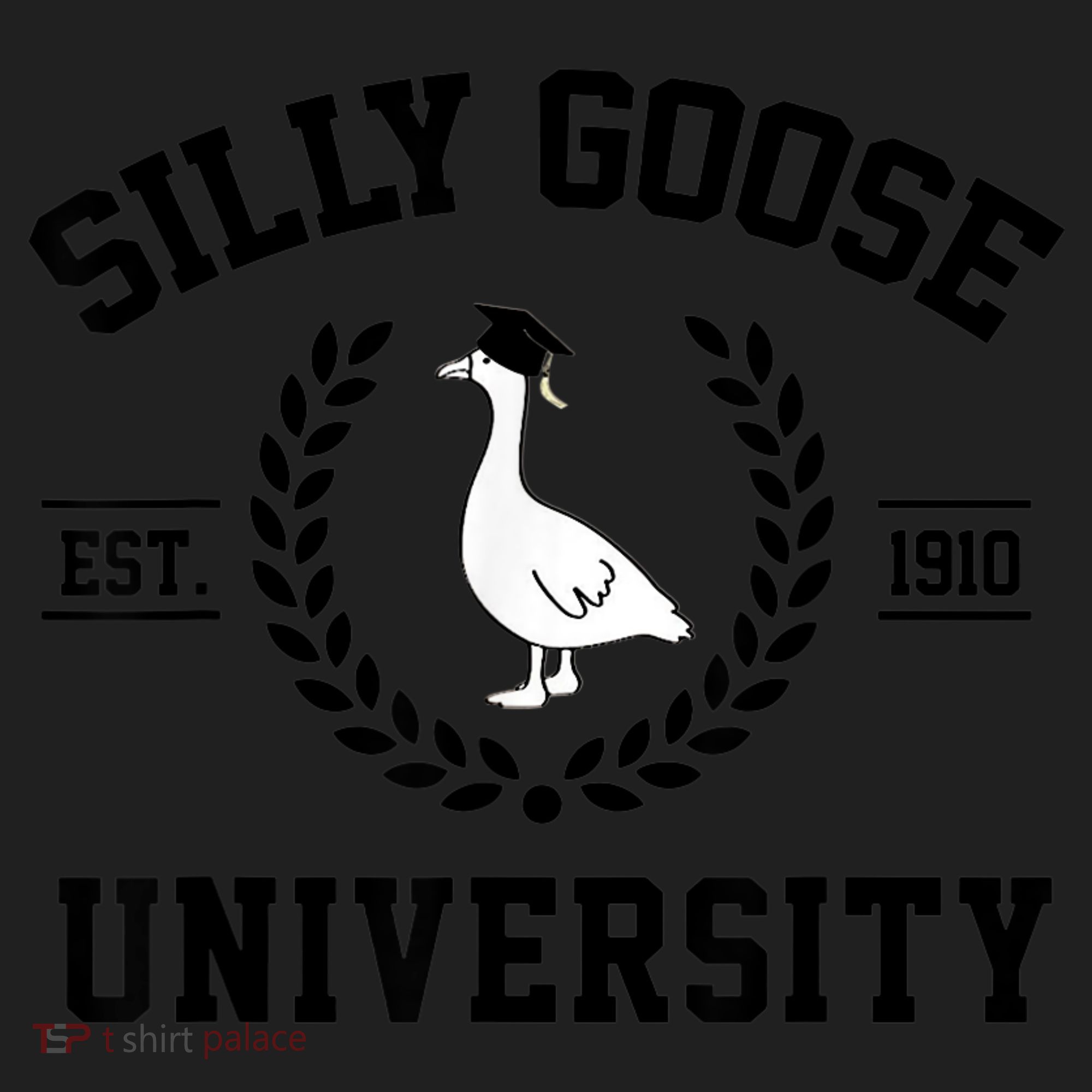 Silly Goose University Silly Goose Funny Meme School Bird Women's Sweatshirt