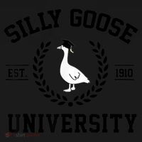 Silly Goose University Silly Goose Funny Meme School Bird Coaster thumb 2
