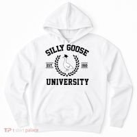 Silly Goose University Silly Goose Funny Meme School Bird Hoodie thumb 0