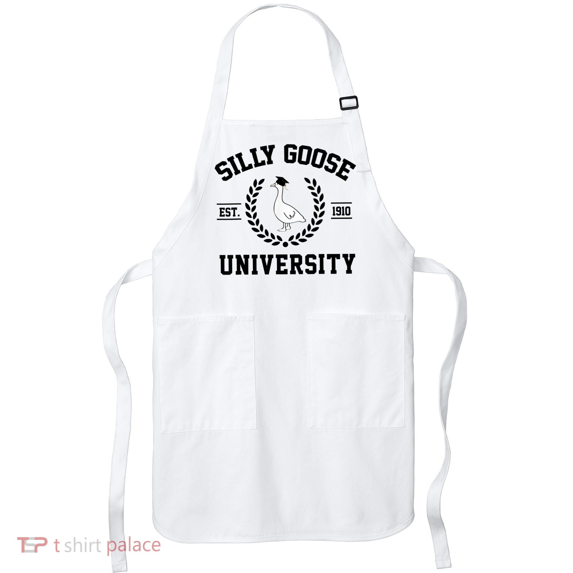 Silly Goose University Silly Goose Funny Meme School Bird Apron