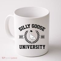 Silly Goose University Silly Goose Funny Meme School Bird Coffee Mug thumb 0