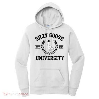 Silly Goose University Silly Goose Funny Meme School Bird Women's Hoodie