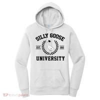 Silly Goose University Silly Goose Funny Meme School Bird Women's Hoodie thumb 0