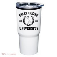 Silly Goose University Silly Goose Funny Meme School Bird Tumbler thumb 0