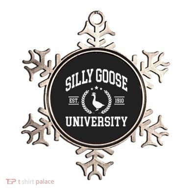 Silly Goose University Funny Goose On The Loose Funny Saying Ornament