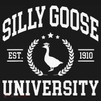 Silly Goose University Funny Goose On The Loose Funny Saying Women's Tank Top thumb 5