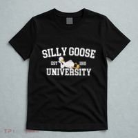 Silly Goose University Silly Goose Funny Meme School Bird T-Shirt thumb 5