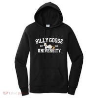 Silly Goose University Silly Goose Funny Meme School Bird Women's Hoodie thumb 0
