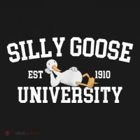 Silly Goose University Silly Goose Funny Meme School Bird Women's Hoodie thumb 2