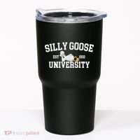 Silly Goose University Silly Goose Funny Meme School Bird Tumbler thumb 0