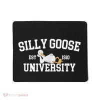 Silly Goose University Silly Goose Funny Meme School Bird Mousepad thumb 0