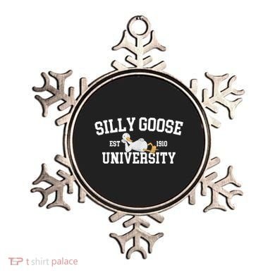 Silly Goose University Silly Goose Funny Meme School Bird Ornament