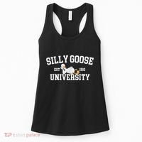 Silly Goose University Silly Goose Funny Meme School Bird Women's Tank Top thumb 0