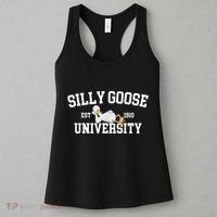 Silly Goose University Silly Goose Funny Meme School Bird Women's Tank Top thumb 3