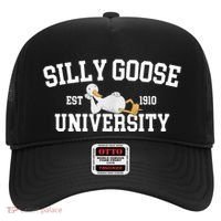 Silly Goose University Silly Goose Funny Meme School Bird Hat thumb 0
