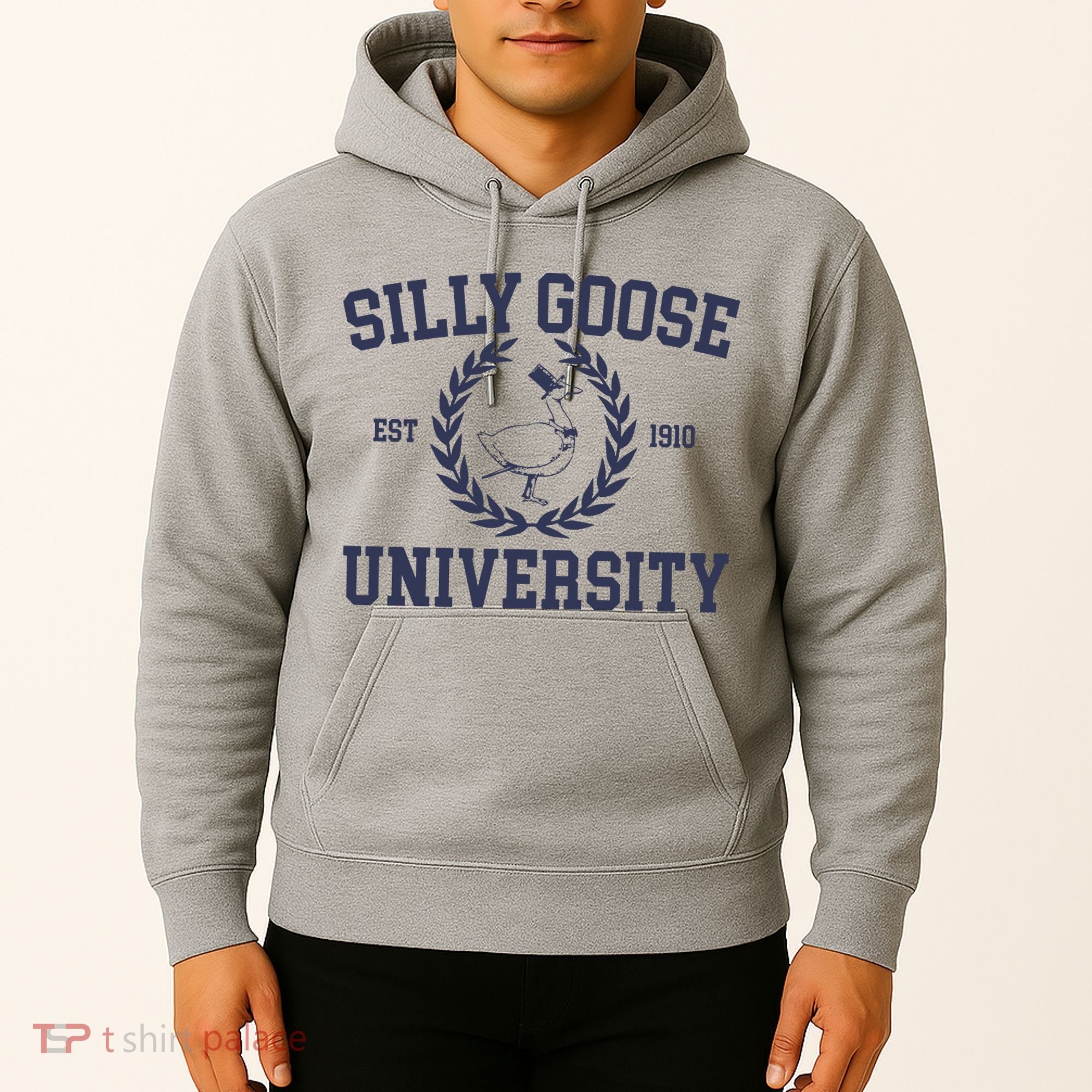 Silly Goose University Funny Silly Goose Meme Bird Lover Hoodie