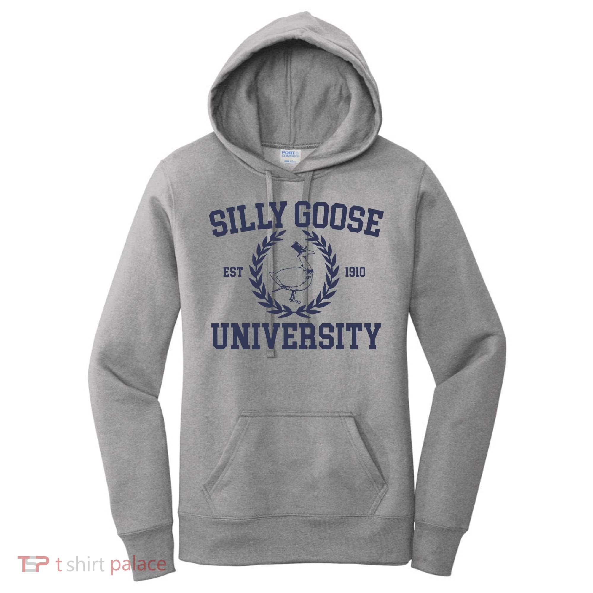 Silly Goose University Funny Silly Goose Meme Bird Lover Women's Hoodie