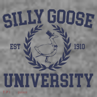 Silly Goose University Funny Silly Goose Meme Bird Lover Women's Hoodie thumb 2