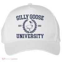 Silly Goose University Funny Silly Goose Meme Bird Lover Five-Panel Snapback Cap thumb 0