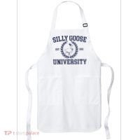 Silly Goose University Funny Silly Goose Meme Bird Lover Apron thumb 0