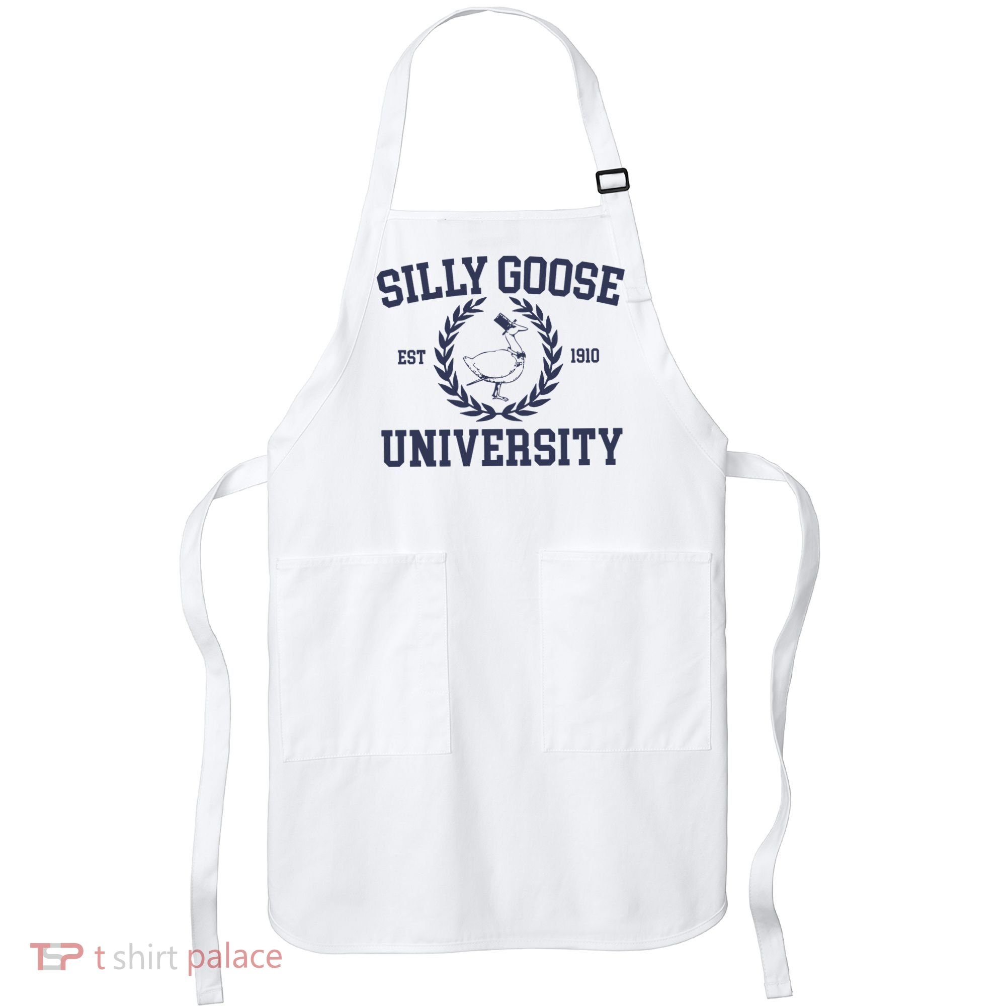 Silly Goose University Funny Silly Goose Meme Bird Lover Apron