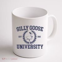 Silly Goose University Funny Silly Goose Meme Bird Lover Coffee Mug thumb 1