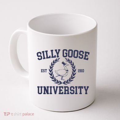 Silly Goose University Funny Silly Goose Meme Bird Lover Coffee Mug