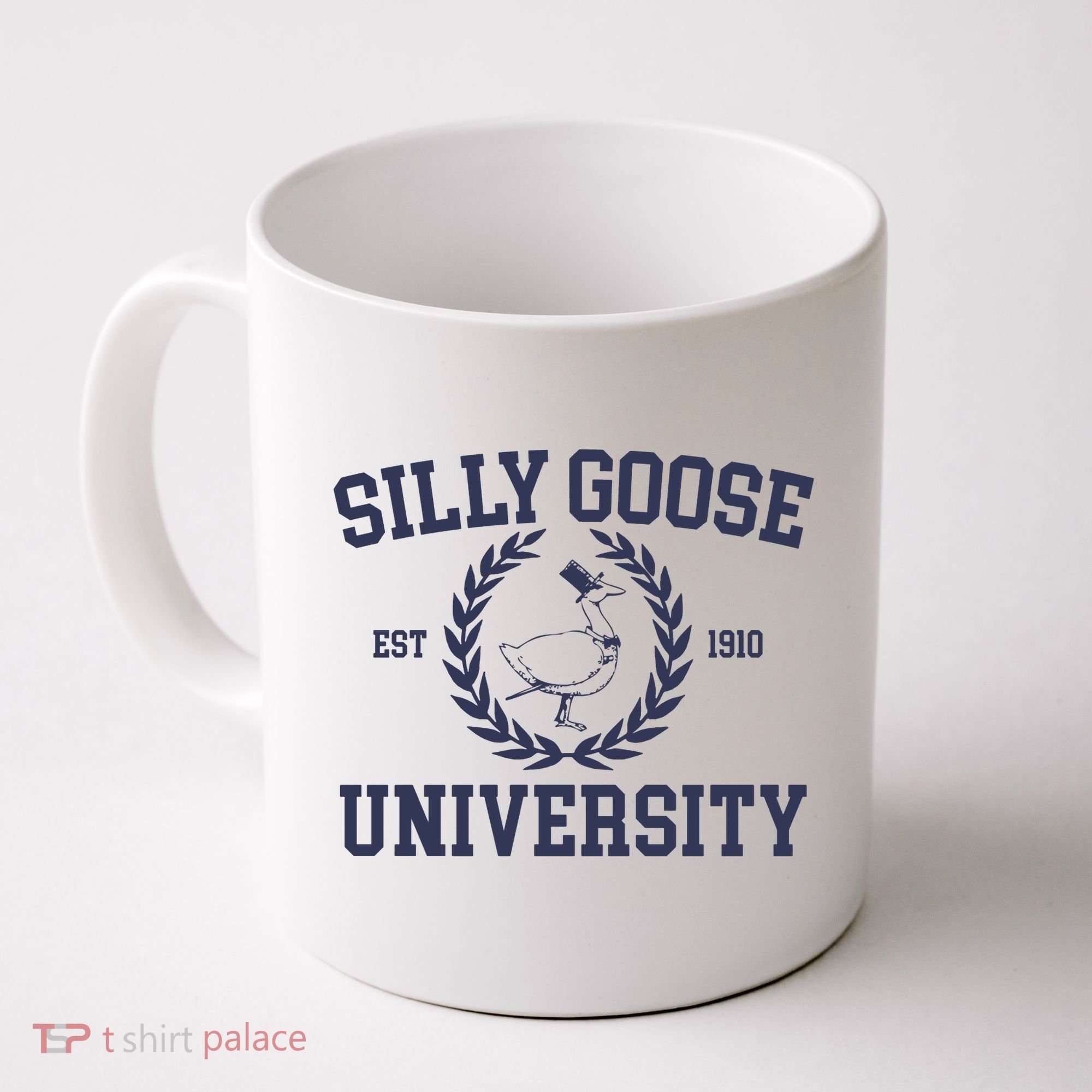 Silly Goose University Funny Silly Goose Meme Bird Lover Coffee Mug