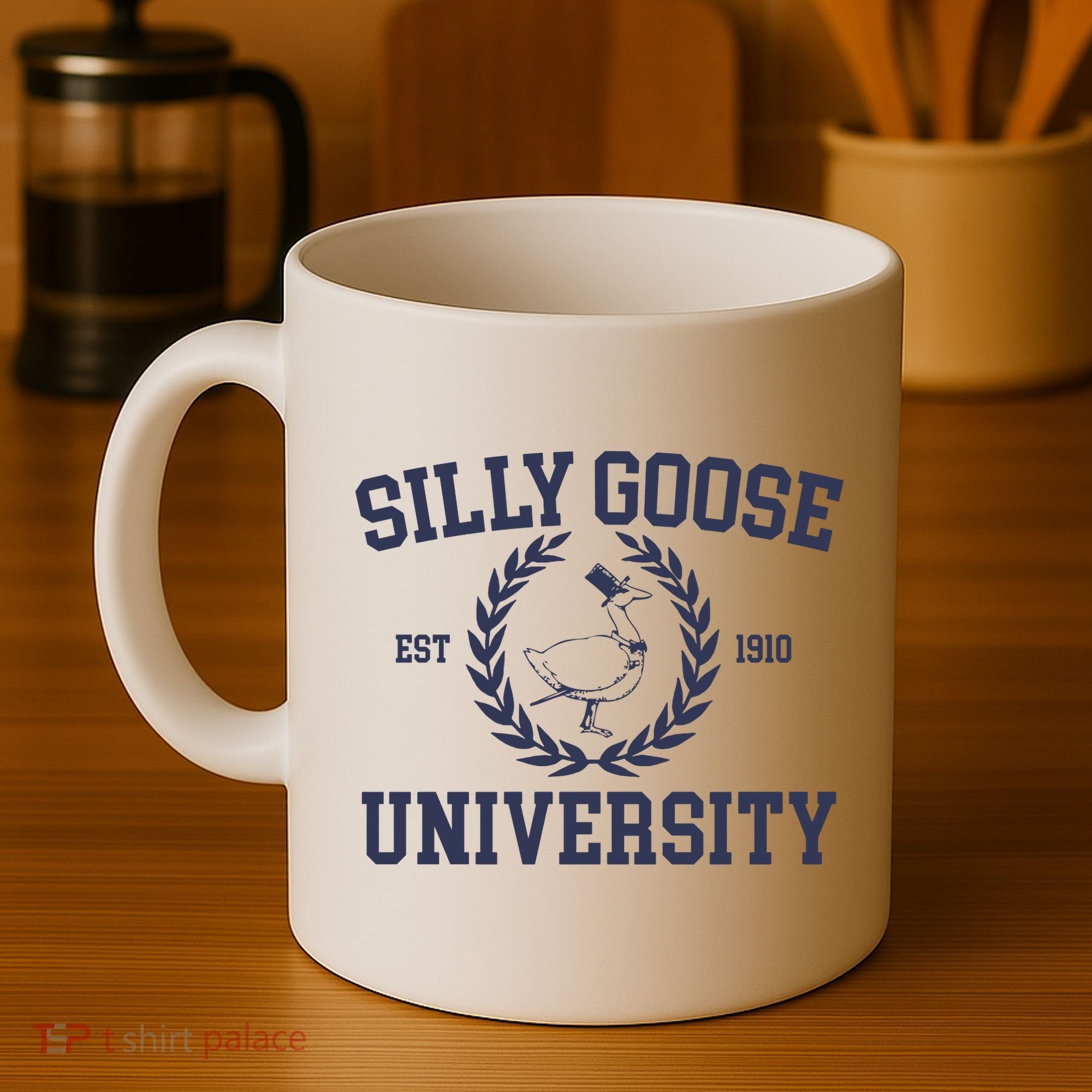 Silly Goose University Funny Silly Goose Meme Bird Lover Coffee Mug